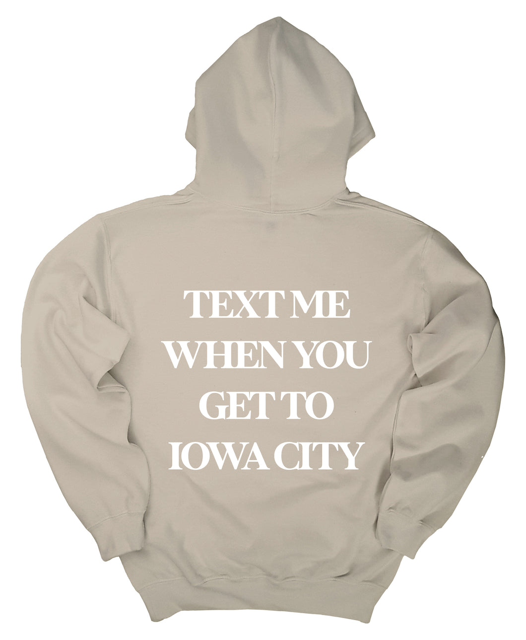 Hawk Hoodie: Text me when you get to IC